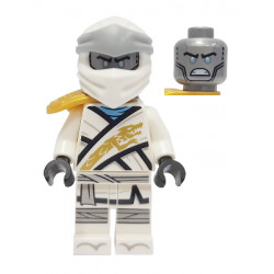 Zane - Legacy, Pearl Gold Armor Shoulder Pad, Flat Silver Head – НИНДЖАГО