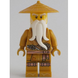 Wu Sensei - Pearl Gold Robe, White Beard – НИНДЖАГО