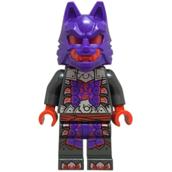 Wolf Mask Warrior - Dark Purple and Red Mask – НИНДЖАГО