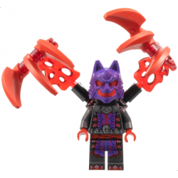 Wolf Mask Warrior - Dark Purple and Red Mask, Energy Claws – НИНДЖАГО