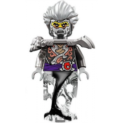 Cinder - Pearl Dark Gray and Flat Silver Armor, Ghost Legs – НИНДЖАГО