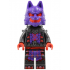 Wolf Mask Warrior - Dark Purple and Red Mask, Neck Bracket – НИНДЖАГО