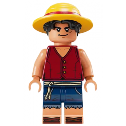 Monkey D. Luffy - Hair Combo, Straw Hat with Hair, Closed Mouth Grin – УАН ПИЙС