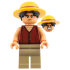 Monkey D. Luffy - Hair Combo, Straw Hat with Black Hair, Dark Tan Legs – УАН ПИЙС