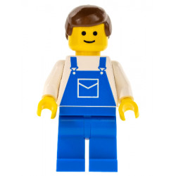 Overalls Blue with Pocket, Blue Legs, Brown Male Hair – ГРАДСКИ