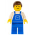 Overalls Blue with Pocket, Blue Legs, Brown Male Hair – ГРАДСКИ