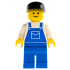 Overalls Blue with Pocket, Blue Legs, Black Cap – ГРАДСКИ