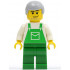 Overalls Green with Pocket, Green Legs, Light Bluish Gray Male Hair – ГРАДСКИ