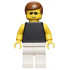 Plain Black Torso with Yellow Arms, White Legs, Sunglasses, Brown Male Hair – ГРАДСКИ