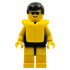Plain Black Torso with Yellow Arms, Yellow Legs, Sunglasses, Black Male Hair, Life Jacket – ГРАДСКИ
