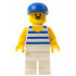 Horizontal Blue and Light Green Stripes, White Legs, Blue Cap – ГРАДСКИ