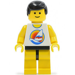 Surfboard on Ocean - Yellow Legs, Black Male Hair – ГРАДСКИ