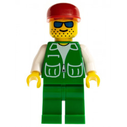 Jacket Green with 2 Large Pockets - Green Legs, Red Cap – ГРАДСКИ