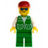 Jacket Green with 2 Large Pockets - Green Legs, Red Cap – ГРАДСКИ