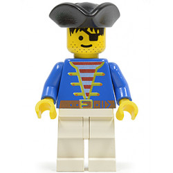 Pirate Blue Jacket White Legs, Black Pirate Triangle Hat – ПИРАТИ