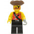 Pirate Shirt with Knife, Black Legs, Brown Pirate Triangle Hat – ПИРАТИ