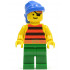 Pirate Red / Black Stripes Shirt, Green Legs, Blue Bandana – ПИРАТИ