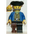 Pirate Brown Shirt, Black Leg with Peg Leg, Black Pirate Triangle Hat – ПИРАТИ