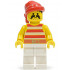 Pirate Red / White Stripes Shirt, White Legs, Red Bandana – ПИРАТИ