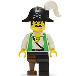 Pirate Green Vest, Black Leg with Pegleg, Black Pirate Hat with Skull – ПИРАТИ
