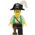 Pirate Green Vest, Black Leg with Pegleg, Black Pirate Hat with Skull – ПИРАТИ