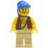 Pirate Vest and Anchor Tattoo, Tan Legs, Blue Bandana, Brown Moustache – ПИРАТИ