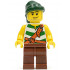 Pirate Green / White Stripes, Reddish Brown Legs, Dark Green Bandana, Smirk and Stubble Beard – ПИРАТИ