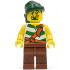 Pirate Green / White Stripes, Reddish Brown Legs, Dark Green Bandana, Goatee – ПИРАТИ