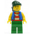 Pirate Blue Vest, Green Legs, Dark Green Bandana, Smirk and Stubble Beard – ПИРАТИ