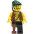 Pirate Vest and Anchor Tattoo, Black Leg and Peg Leg, Dark Green Bandana, Brown Moustache – ПИРАТИ