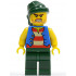 Pirate Blue Vest, Dark Green Legs, Dark Green Bandana, Bared Teeth (Tic Tac Toe) – ПИРАТИ