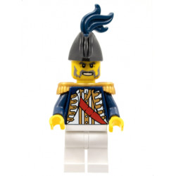 Imperial Soldier II - Captain, Pearl Gold Epaulettes, Dark Blue Plume – ПИРАТИ