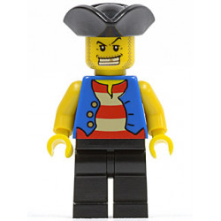Pirate Blue Vest, Black Legs, Tricorne Hat – ПИРАТИ