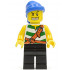 Pirate Green / White Stripes, Black Legs, Blue Bandana, White Teeth with Gold Tooth – ПИРАТИ