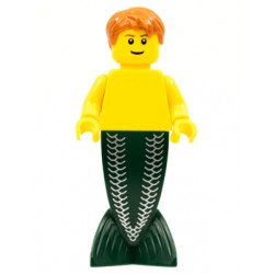 Merman - Dark Orange Hair, Reddish Brown Eyebrows – ПИРАТИ