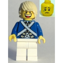 Bluecoat Soldier 7 - Tousled Hair (Head 6123714) – ПИРАТИ