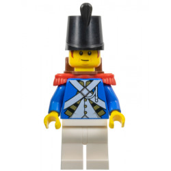 Imperial Soldier IV - Male, Reddish Brown Sideburns, Black Shako Hat, Red Epaulettes, Backpack – ПИРАТИ