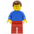 Plain Blue Torso with Blue Arms, Red Legs, Brown Male Hair – ГРАДСКИ
