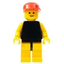 Plain Black Torso with Yellow Arms, Yellow Legs, Red Cap – ГРАДСКИ