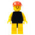 Plain Black Torso with Yellow Arms, Yellow Legs, Red Cap – ГРАДСКИ