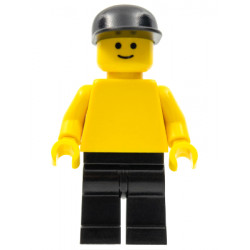 Plain Yellow Torso with Yellow Arms, Black Legs, Black Cap – ГРАДСКИ