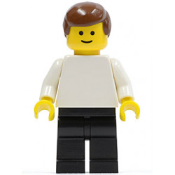 Plain White Torso with White Arms, Black Legs, Brown Male Hair – ГРАДСКИ