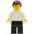 Plain White Torso with White Arms, Black Legs, Brown Male Hair – ГРАДСКИ