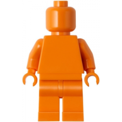 Plain Orange Torso, Orange Legs, Orange Head (Monochrome) – ОБУЧИТЕЛНИ