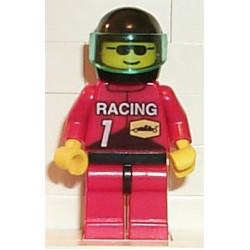 Racing Team 1, Black Helmet, Trans-Light Blue Visor – ГРАДСКИ
