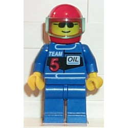 Racing Team 5, Red Helmet, Trans-Light Blue Visor – ГРАДСКИ
