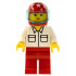 Shirt with 2 Pockets, Red Legs, Red Helmet 7 White Stars, Trans-Light Blue Visor – ГРАДСКИ