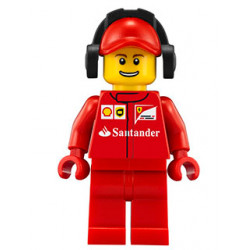 Scuderia Ferrari Team Crew Member - Male, Thin Grin with Teeth – СКОРОСТНИ ШАМПИОНИ