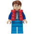 Marty McFly - Red Puffer Vest over Sand Blue Jacket, Blue Arms – СКОРОСТНИ ШАМПИОНИ