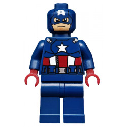 Captain America - Dark Blue Suit, Dark Red Hands, Mask – СУПЕР ГЕРОИ